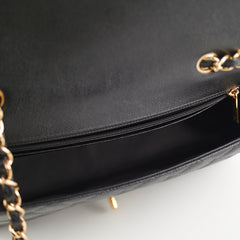 Chanel Classic Jumbo Caviar Black Single Flap