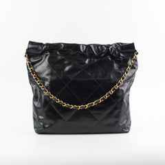 Chanel 22 Small Calfskin Black