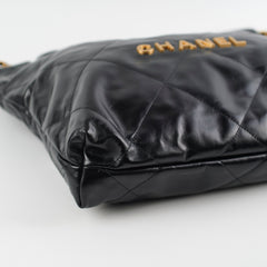 Chanel 22 Small Calfskin Black