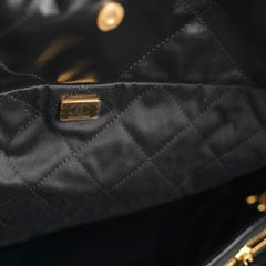 Chanel 22 Small Calfskin Black