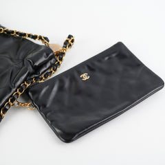 Chanel 22 Small Calfskin Black