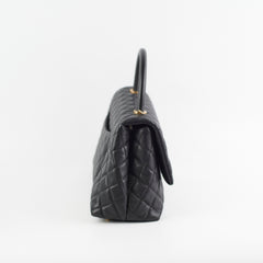 Chanel Coco Handle Caviar Medium Black