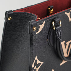 Louis Vuitton On The Go PM Black And White