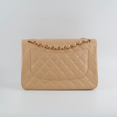 Chanel Classic Flap Jumbo Caviar Beige