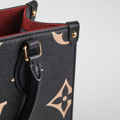 Louis Vuitton On The Go PM Black And White