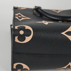 Louis Vuitton On The Go PM Black And White