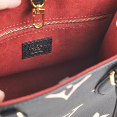 Louis Vuitton On The Go PM Black And White