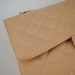 Chanel Classic Flap Jumbo Caviar Beige