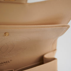 Chanel Classic Flap Jumbo Caviar Beige