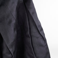 Chanel Black Silk Sequin Long Skirt Size 40