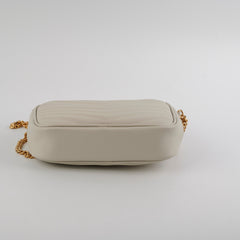 Saint Laurent Mini Lou Camera Bag Ivory