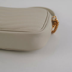 Saint Laurent Mini Lou Camera Bag Ivory