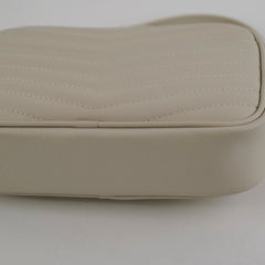 Saint Laurent Mini Lou Camera Bag Ivory