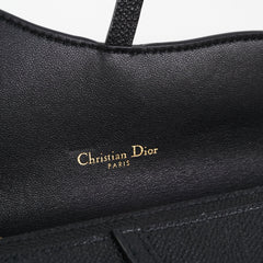 Dior Long Saddle Black Wallet On Chain WOC Crossbody Bag