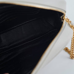 Saint Laurent Mini Lou Camera Bag Ivory