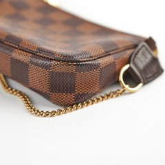 Louis Vuitton Mini Pochette Accessories Damier Ebene