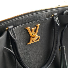 Louis Vuitton Lock Me Black Tote