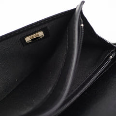 Chanel Boy Black Lambskin Wallet