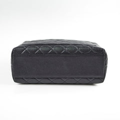 Chanel Kelly Caviar Top Handle Black