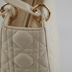 Christian Dior Lady Dior Medium White