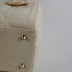 Christian Dior Lady Dior Medium White