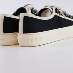 Dior Christian Dior Walk 'n' Dior Canvas Black Sneakers 37