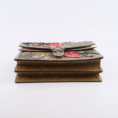 Gucci Medium Dionysus Embroidered Floral Butterfly
