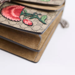 Gucci Medium Dionysus Embroidered Floral Butterfly
