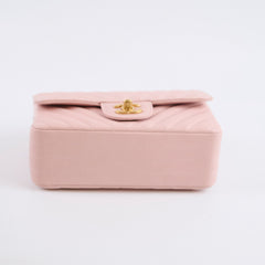 Chanel Mini Rectangular Chevron GHW