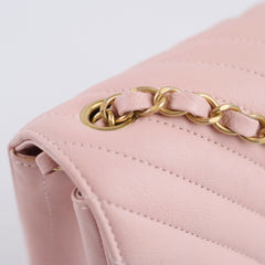 Chanel Mini Rectangular Chevron GHW