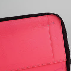Chanel Cambon Long Calfskin Zip Wallet Black