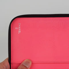 Chanel Cambon Long Calfskin Zip Wallet Black