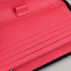 Chanel Cambon Long Calfskin Zip Wallet Black
