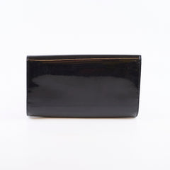 Louis Vuitton Louise Black Patent Clutch