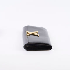 Louis Vuitton Louise Black Patent Clutch