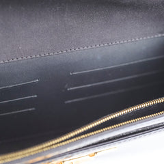 Louis Vuitton Louise Black Patent Clutch