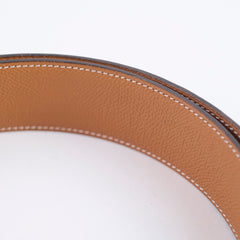 Hermès Constance H Buckle Reversible Belt Noir/Gold Size 95cm