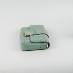 Christian Dior Lock Pouch Blue Patent