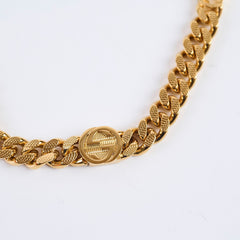 Gucci Chunky Interlocking G Gold Necklace