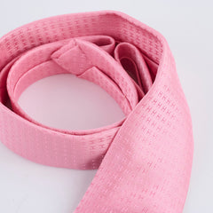 Hermès Faconnee H Neck Tie Pink