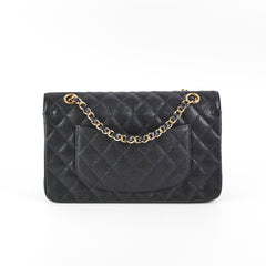 Chanel Medium/Large Classic Flap Caviar Black - Series 8