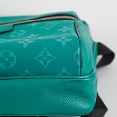 Louis Vuitton Taigarama Outdoor Messenger Bag Green Monogram
