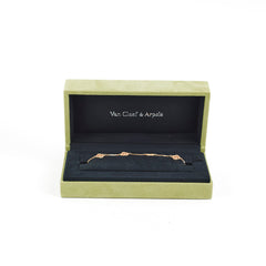 Van Cleef & Arpels Vintage Sweet Rose Gold Alhambra 6 Motif Bracelet 2023