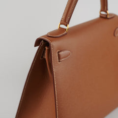 Hermes Kelly 28 Gold C Square Stamp