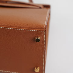 Hermes Kelly 28 Gold C Square Stamp