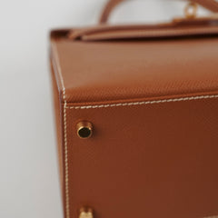 Hermes Kelly 28 Gold C Square Stamp