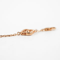 Van Cleef & Arpels Vintage Sweet Rose Gold Alhambra 6 Motif Bracelet 2023