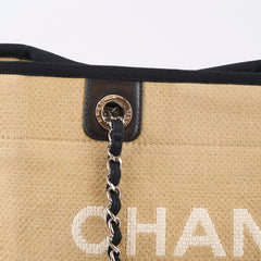 Chanel Deauville Tote PM Sand/Black