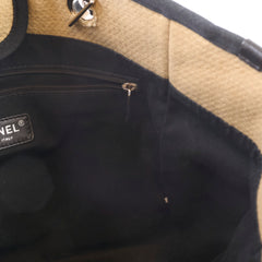 Chanel Deauville Tote PM Sand/Black