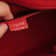 Celine Luggage Nano Red